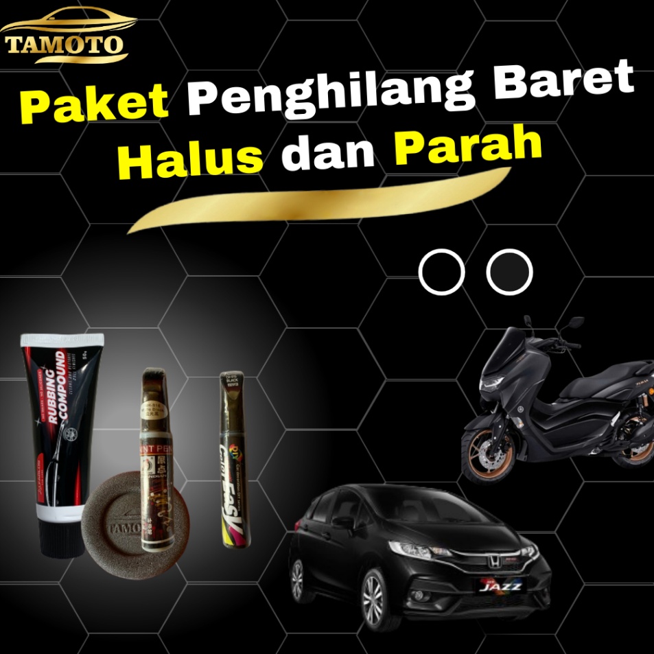 Terupdate Kompon Spidol baret mobil hitam Rubbing compound Penghilang baret lecet goresan parah dan 