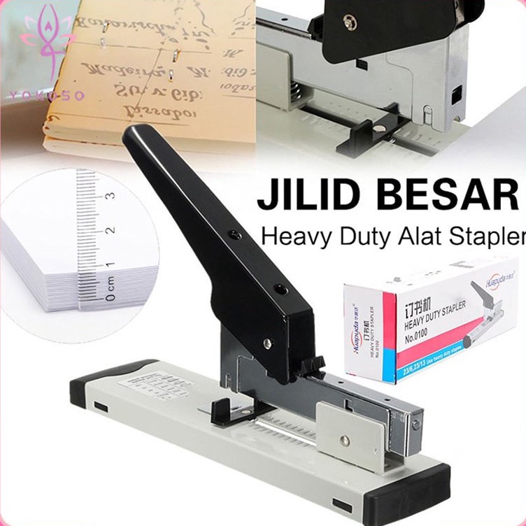 

Penjilidan Kes Stapler Adjustable Logam Tugas Berat 1 Lembar