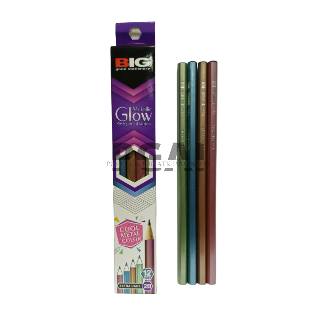 

PENSIL PENCIL BIG 2B FOR COMPUTER METALLIC GLOW 966 PENCIL SERIES