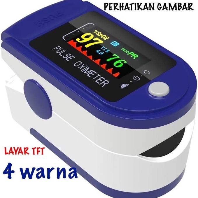 Terbaik FINGERTIP PULSE OXYMETER OXIMETER SpO2 TFT FULL COLOUR DISPLAY COLOR PREMIUM