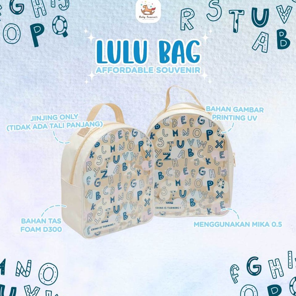 Lulu Bag Clear SOUVENIR  SOUVENIRANAK  SOUVENIRULTAH  TASULTAH  TASAQIQAH