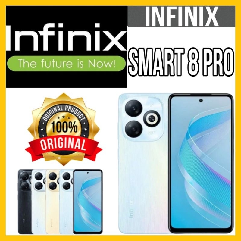 TERMURAHINFINIX SMART 8 PRO RAM 8/128GB GARANSI RESMI INFINIX INDONESIA