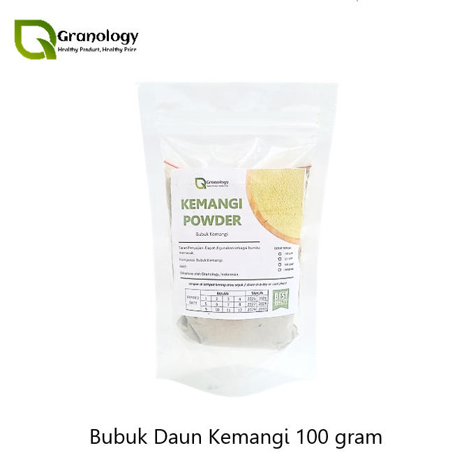 

Daun Kemangi Bubuk / Basil Leaves Powder (100 gram) by Granology