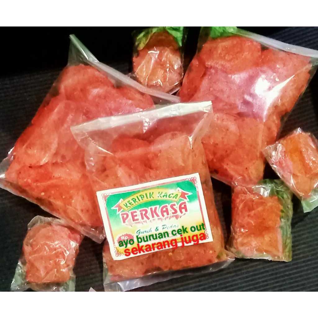 

KRIPIK KACA PEDAS viral/KERIPIK KACA PERKASA PEDAS/PIKCA PEDAS 80gr