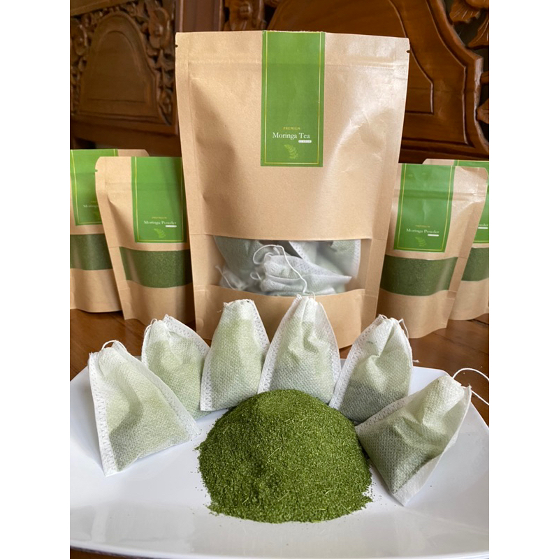 

Moringa Tea Teh Kelor PREMIUM 100% murni kelor, netto 45gr by KHAIR