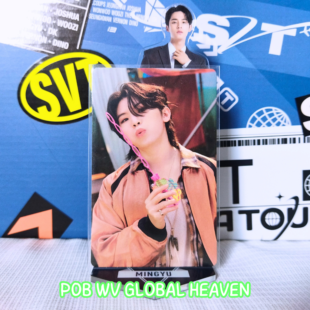 POB WV GLOBAL HEAVEN WOOZI BUBBLE PC WOOZI PHOTOCARD WOOZI PHOTOCARD SEVENTEEN PC SVT