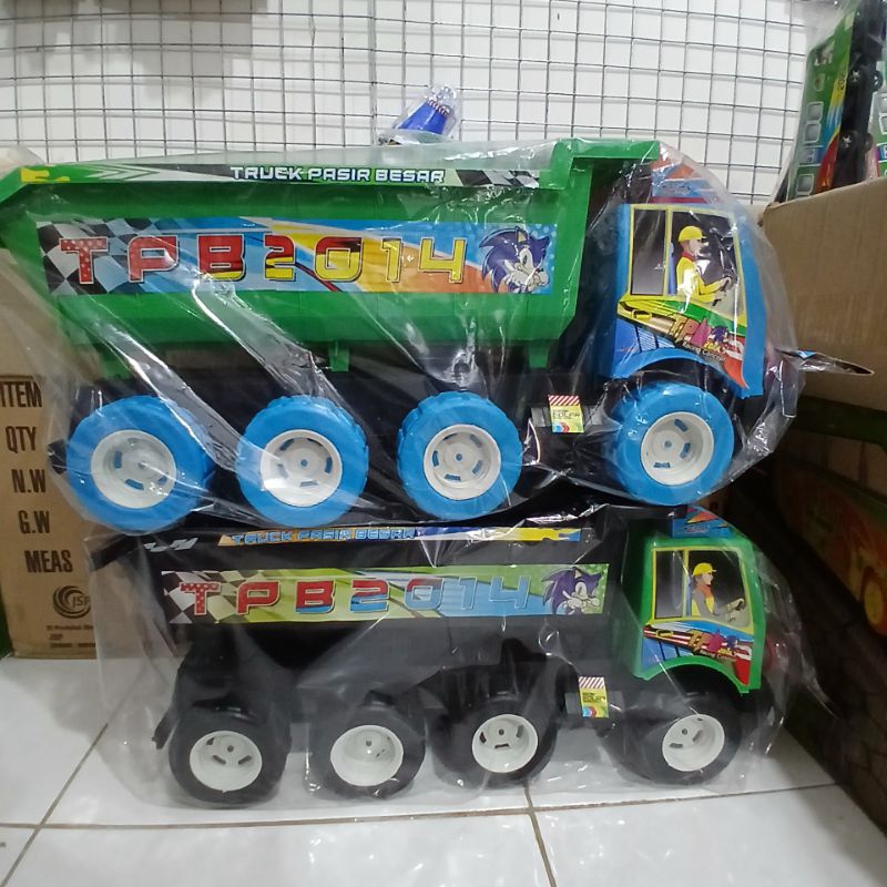 Mainan Anak Mobil Truck Bak Pasir Jumbo + Sekop Murah Berkualitas TPB 2014 H/W