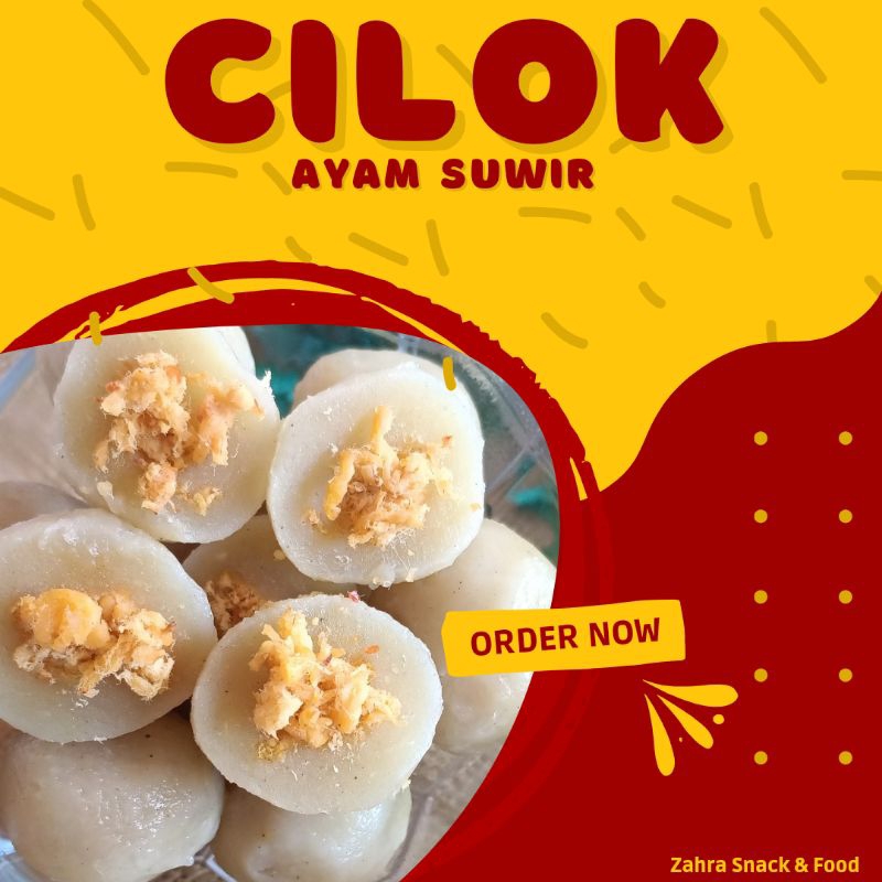 

♥️ ZAHRASNACK ♥️ Cilok Isi Ayam Suwir & Gajih 500gr