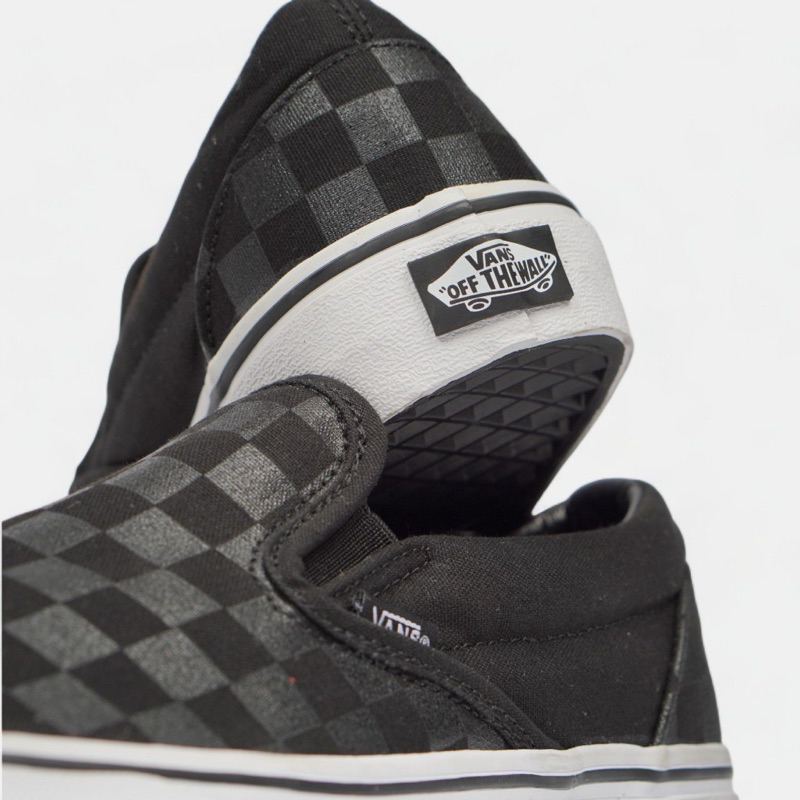 PRELOVED Vans Slip on Checkered board