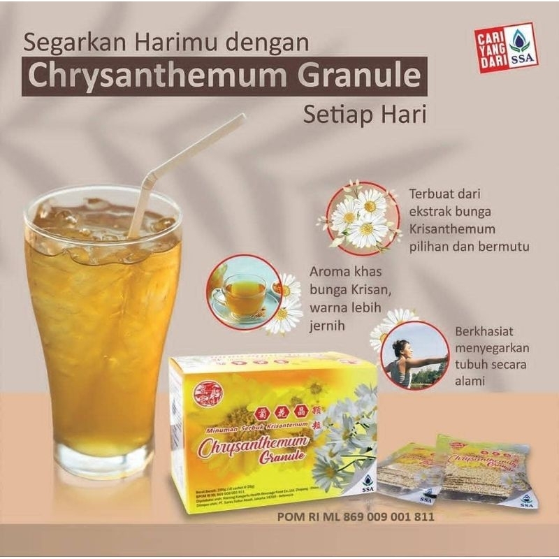 

Minuman Serbuk Chrysantemum/Minuman Panas Dalam/Bunga Seruni