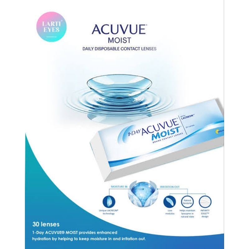 Acuvue Daily Softlens Contact lenses -5.25 ecer satuan