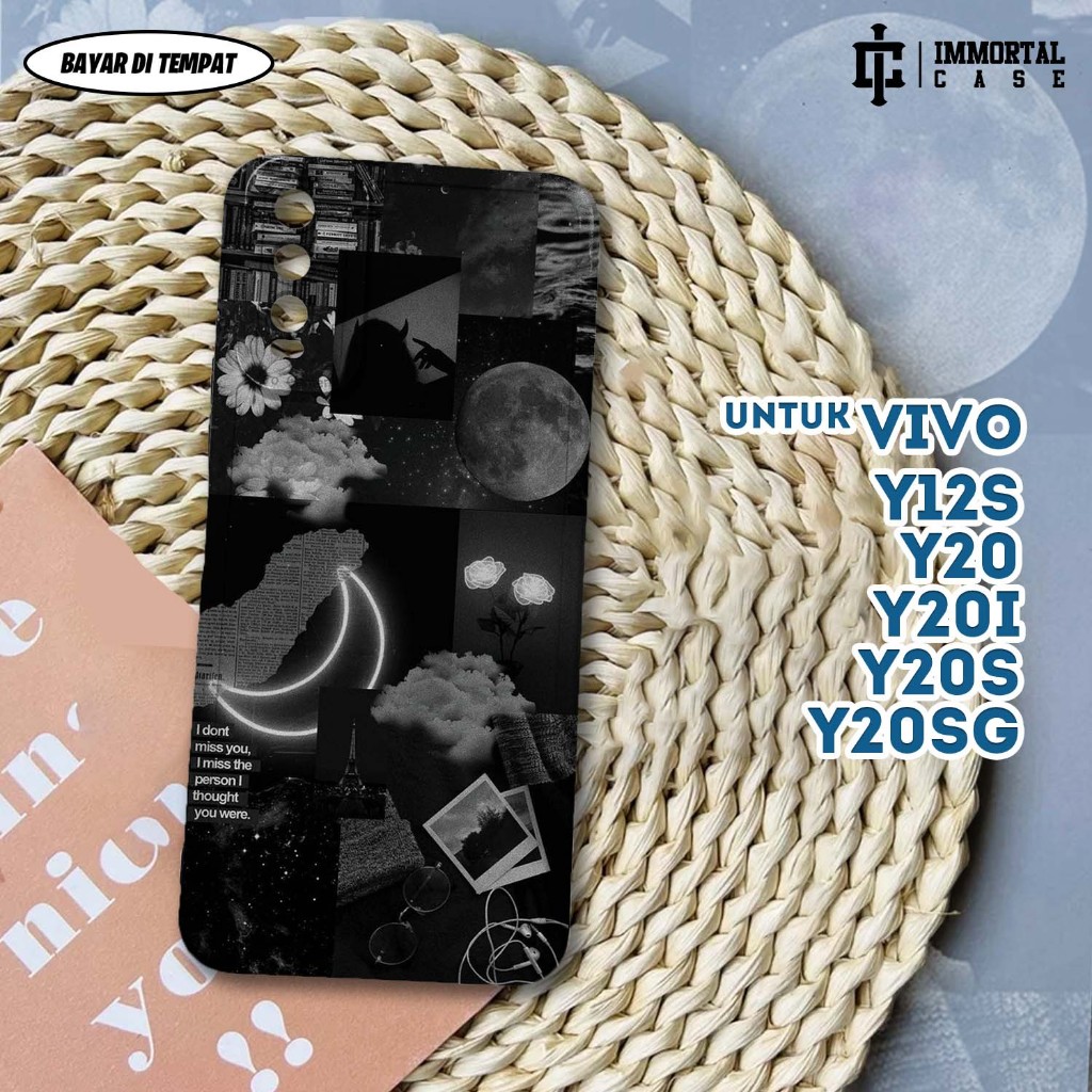 Casing VIVO Y20 Y12S Y20S Y20SG - Case Silikon VIVO Y20 Y12S Y20S Y20SG ( KOLASE ) Softcase Glass Ka