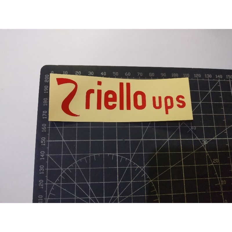 

cutting stiker riello ups