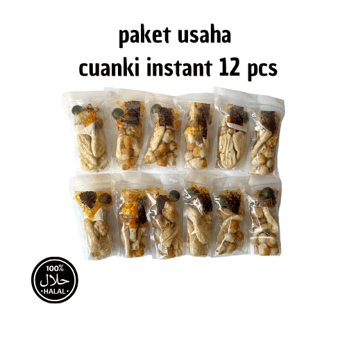 

Cuanki Instan Pedas Paket Grosir 12 Bungkus Pedas Kuah Instan Khas Bandung Cuankie Halal Cocok Dijual Lagi