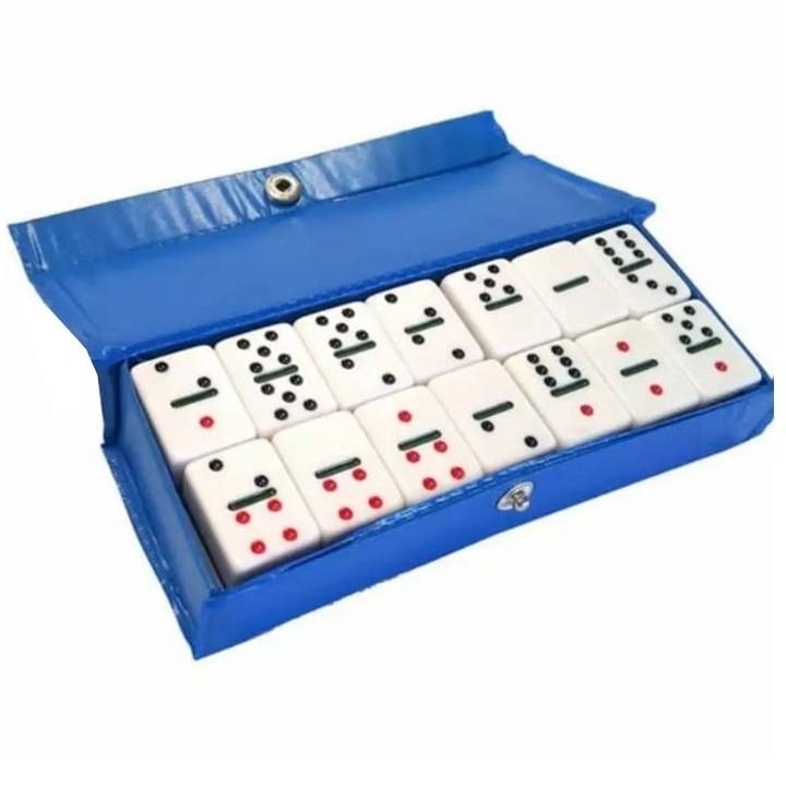 Batu Gaple / Batu Domino ( Tebal) Press Banyak Warna Free Box Biru