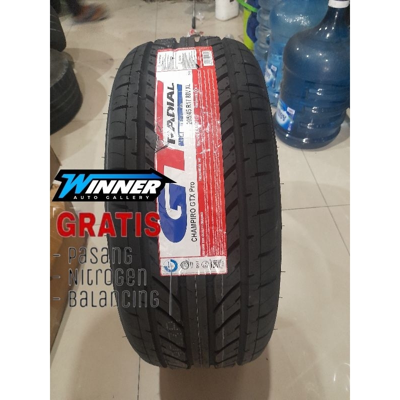 BAN MOBIL GAJAH TUNGGAL CHAMPIRO GTX PRO 205 45 R17