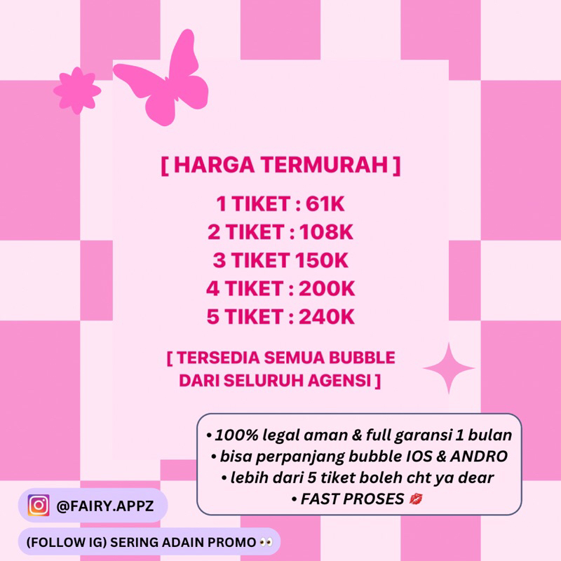 [TERMURAH] READY BUBBLE LYSN, JYP DLL ‼️ BBL DARI SEMUA AGENSI ADA YA DEAR ‼️[ LANGSUNG CHAT AJA ]