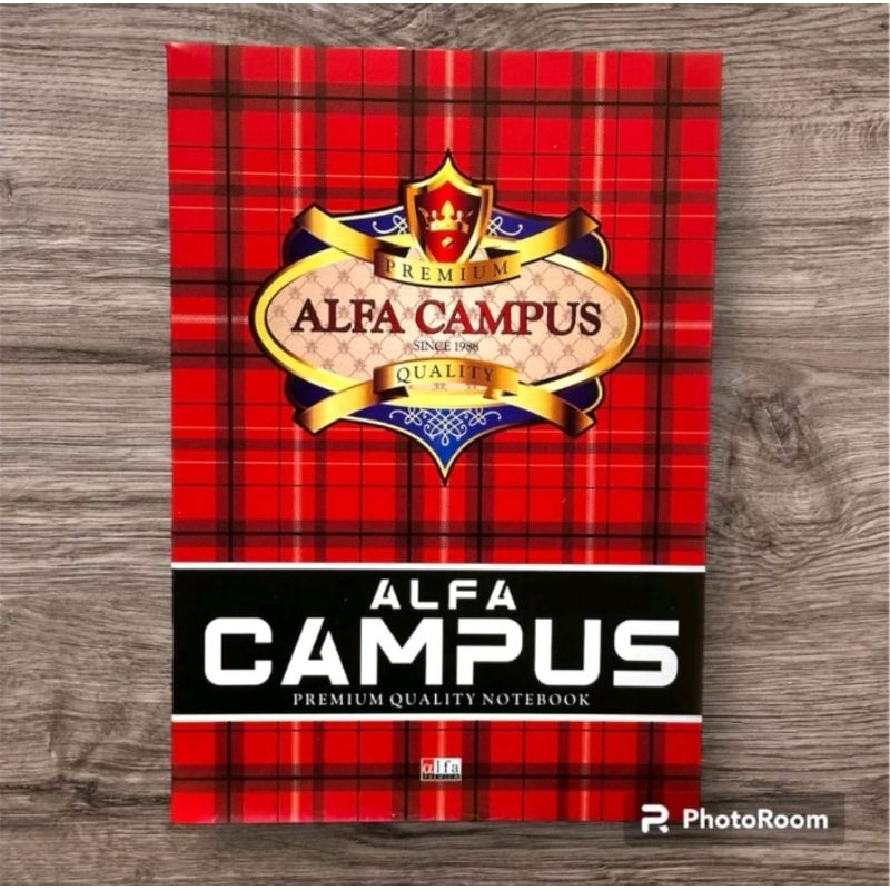 

Buku Tulis ALFA Campus uk boxy maxy panjang 1 pck Isi 10 buku 36 lembar RB9