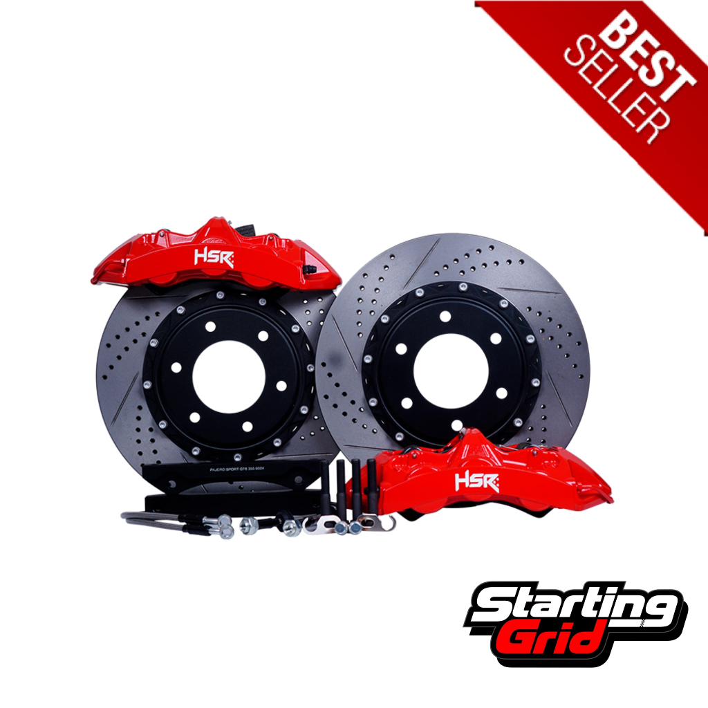 Big Brake Kit Mitsubishi Pajero Sport 6 Piston - Bbk Red HSR