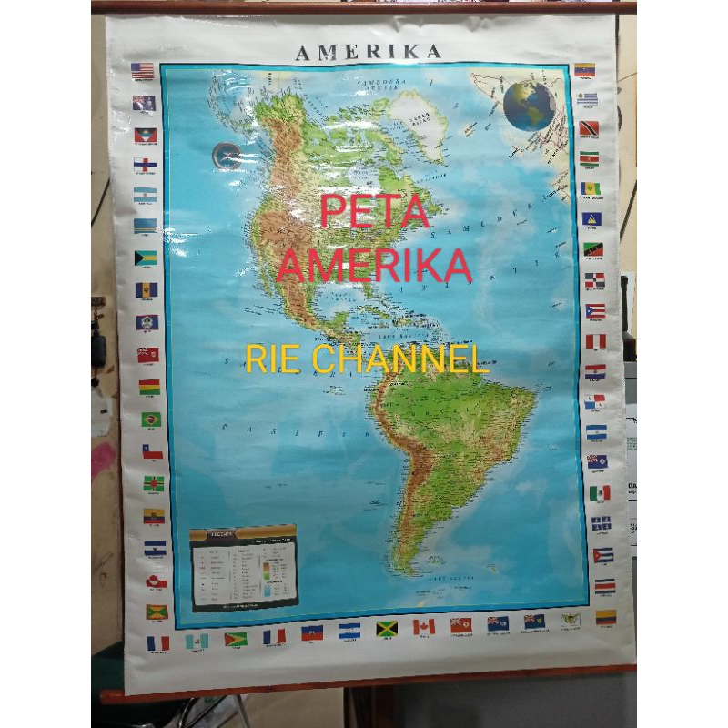 

peta Amerika bahan kertas serat benang