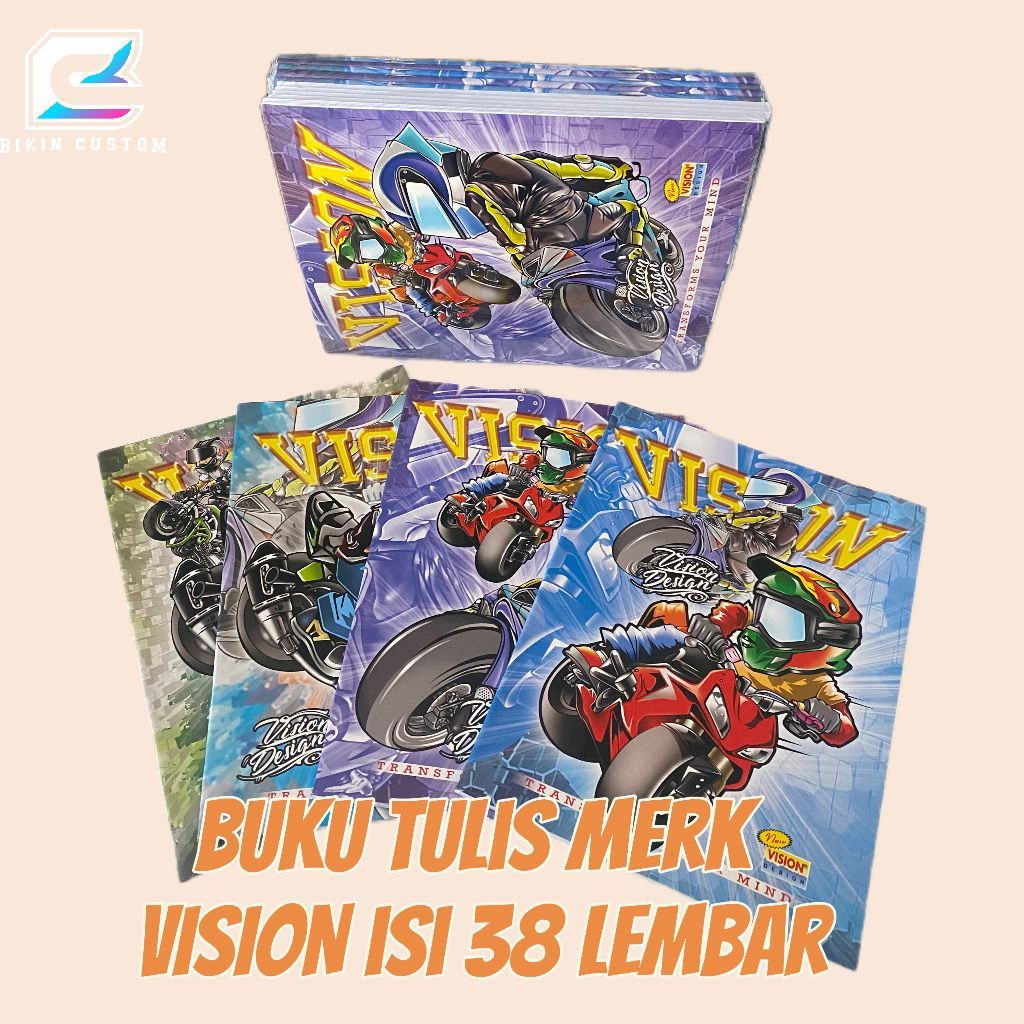 

BUKU TULIS VISION ISI 38 LEMBAR 1 PAK (ISI 10 BUKU)