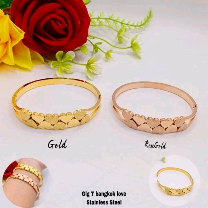 GELANG BANGKOK LOVE TITANIUM