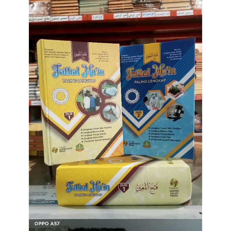 terjemah fathul mu'in paling lengkap 2 jilid / fathul mu'in terjemah 3 bhs / fathul mu'in terjemah