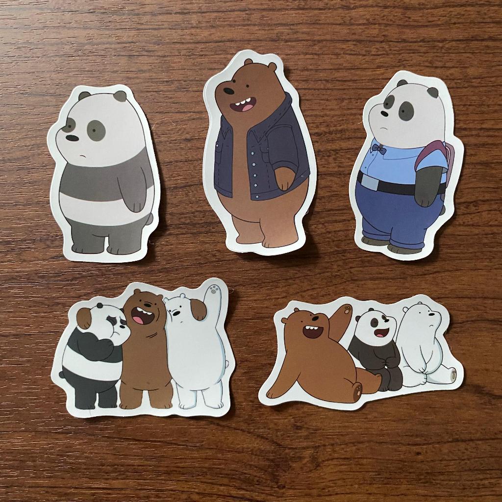 

We Bare Bears Vinyl Stickers / Stiker Vinyl We Bare Bears