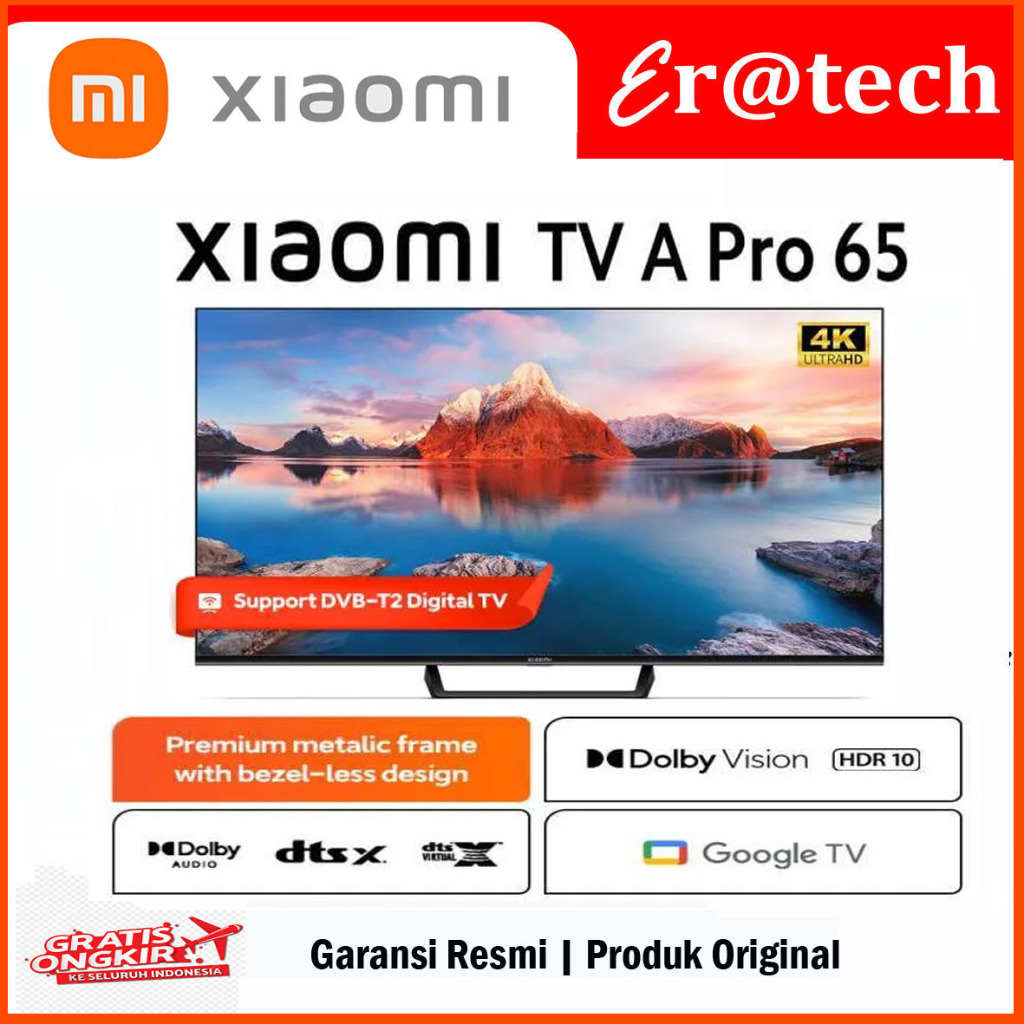 XIAOMI TV A PRO 65 INCH GARANSI RESMI