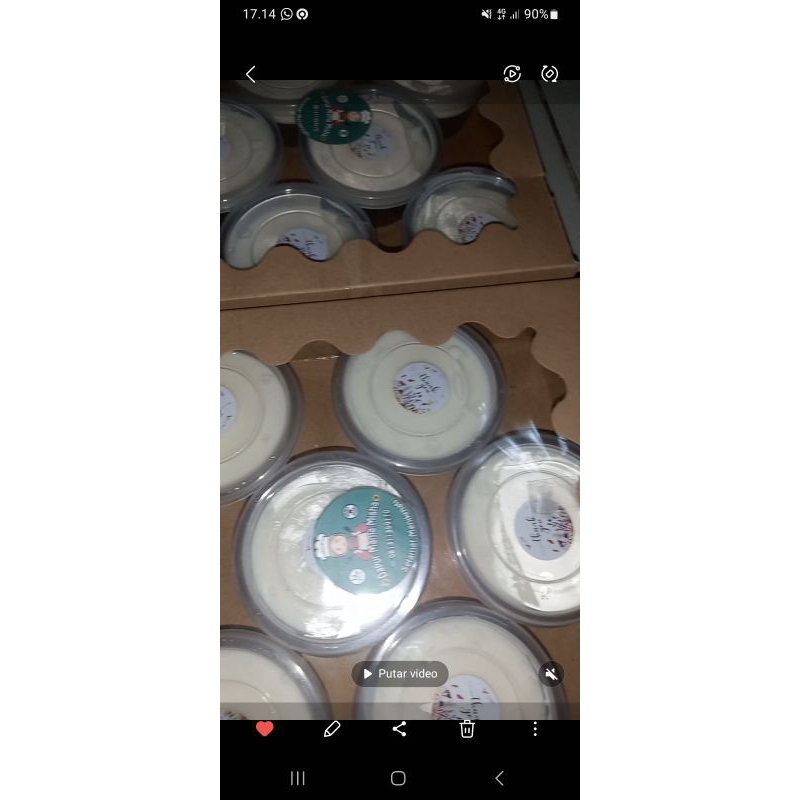 

puding coklat vla susu