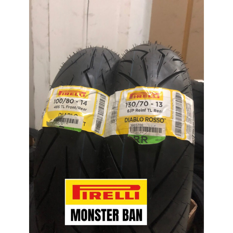 paket ban pirelli honda adv, honda pcx 160, depan belakang diablo rosso