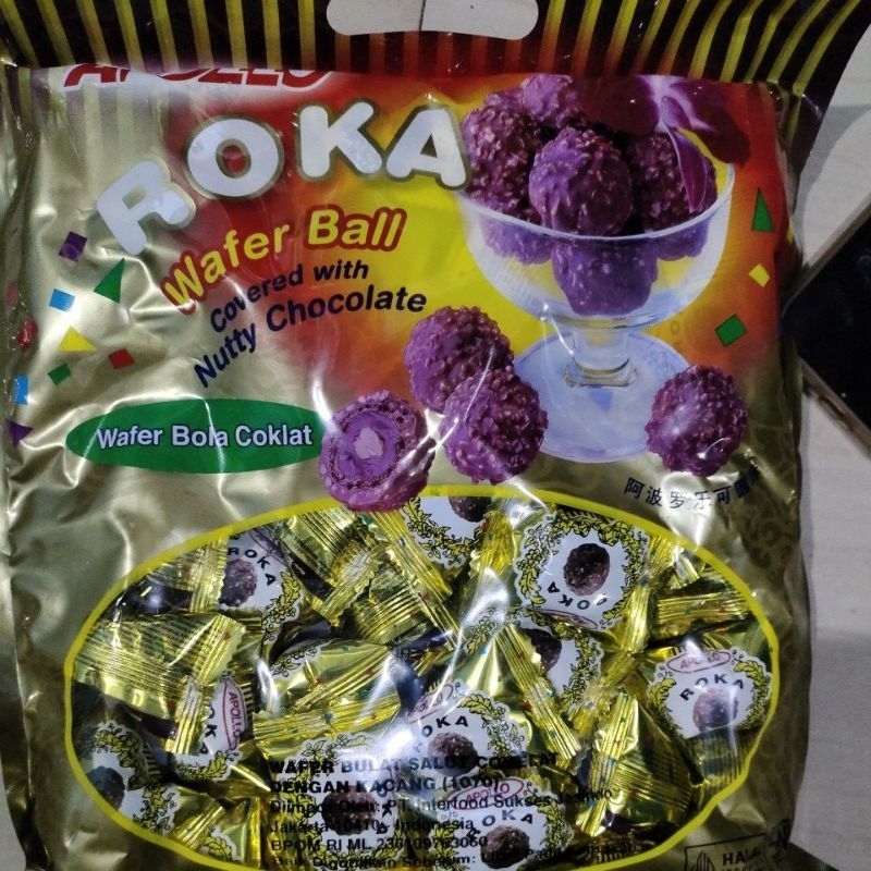 

apollo roka coklat ball isi 50pcs