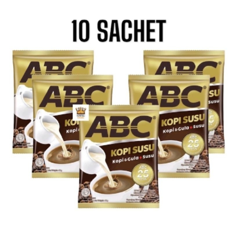 

Kopi ABC SUSU RENCENG 10 SACHET 31GRM