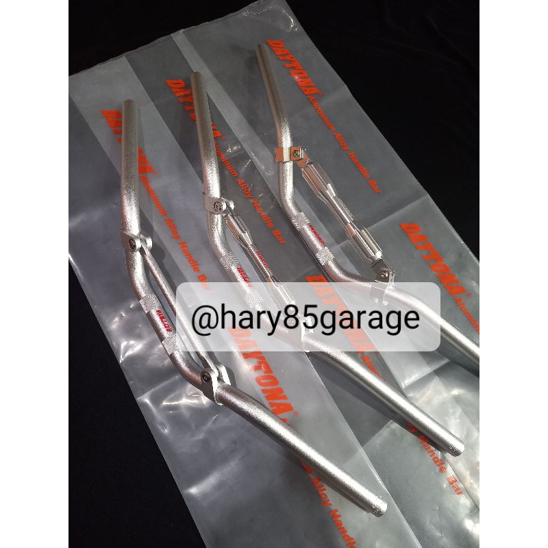 STANG SETANG STIR DAYTONA LOW SILVER PALANG LURUS KECIL ORIGINAL JAPAN