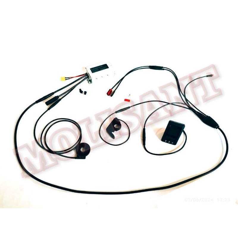 controller lcd kit bldc ebike sepeda listrik waterproof