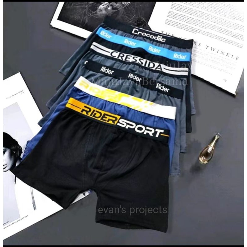 CD boxer/celana dalam pria terbaru isi 4pcs nyaman adem harga konveksi (BEST SELLER)