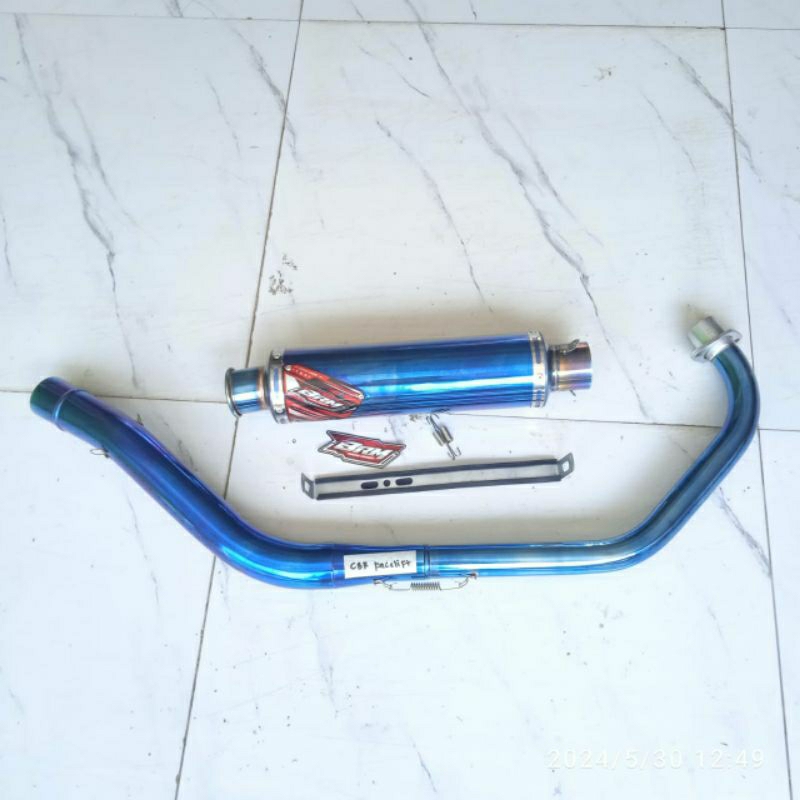 KNALPOT RACING BULAT CICIN BLUMOON BRM GEN 3 LEHER ROLL BENDING CBR 150 FACELIFT CBR 150 NEW INLET 5