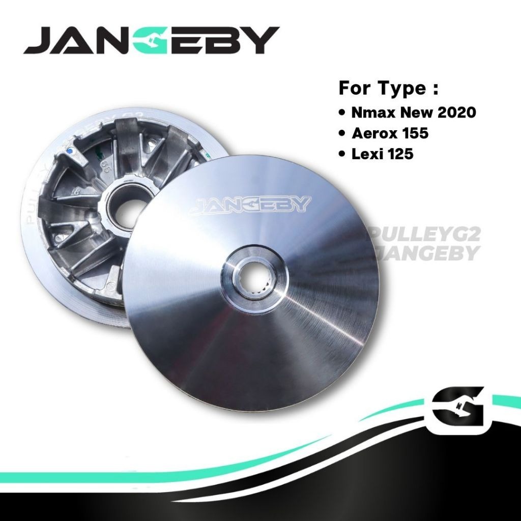 Pulley Custom Racing Nmax 2DP Aerox Big Pulley Lexi All New Nmax Jangeby
