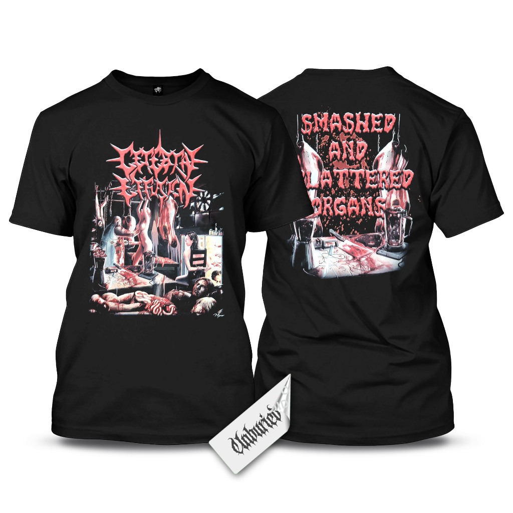 Short Sleeve - Cerebral Effusion - Smashed and Splattered Organs