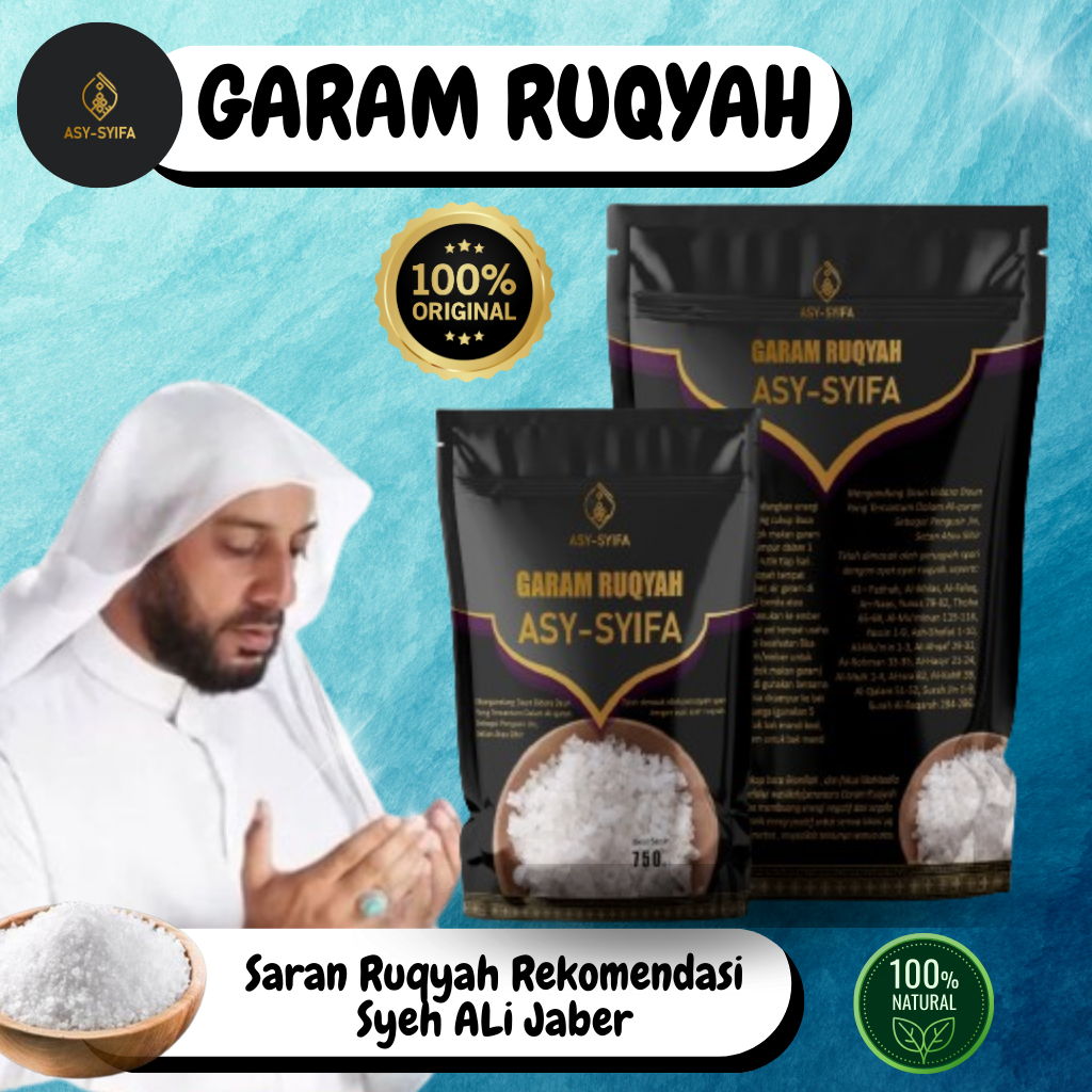 

Garam Ruqyah daun bidara AsySyifa Original -MENGATASI ECEMASAN, TAKUT, WAS-WAS,TIDAK FOKUS