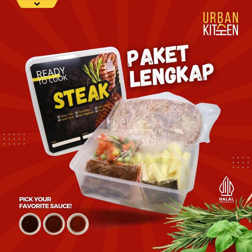 

Steak Murah Paket Lengkap Daging Wagyu Meltique Sirloin