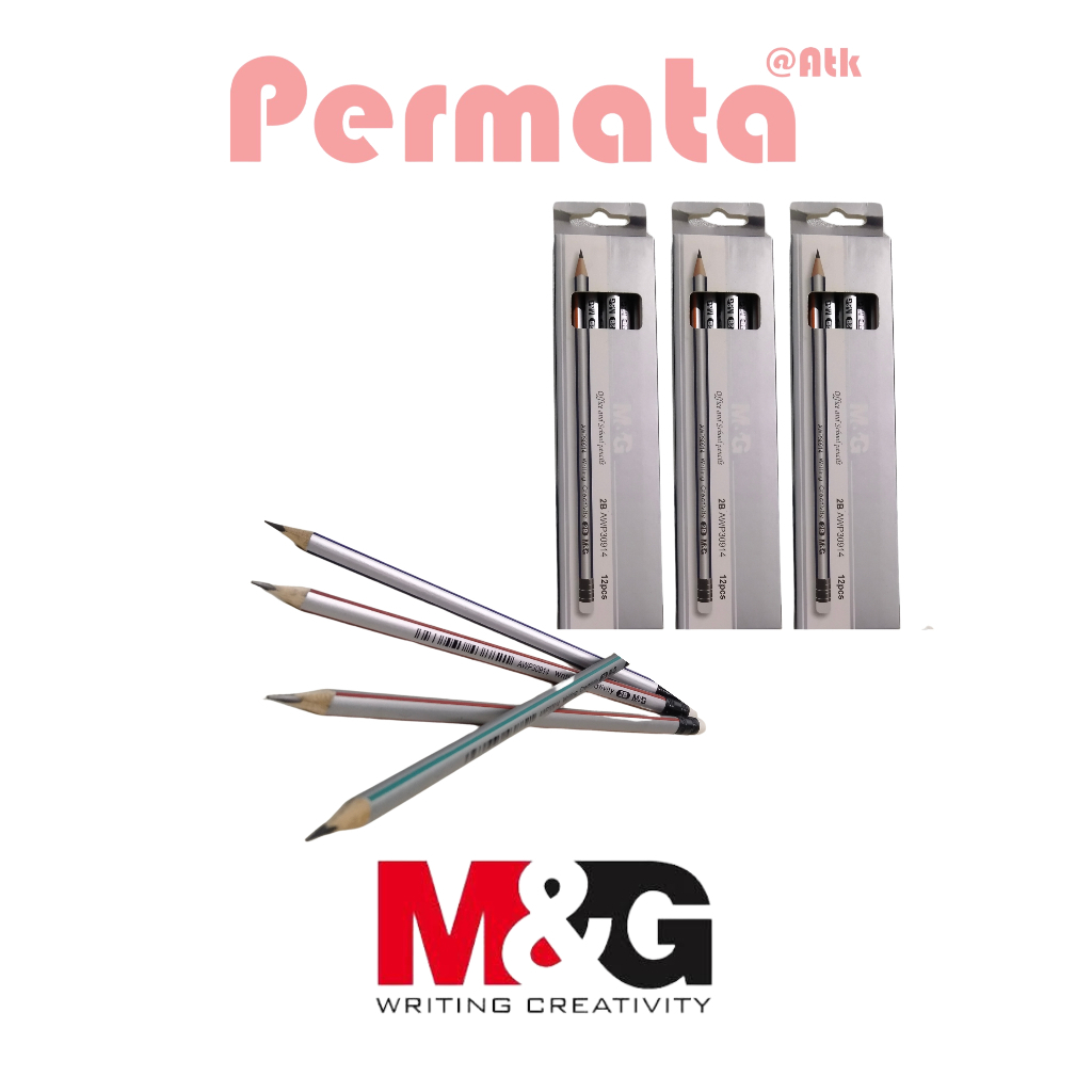 

PENCIL 2B M&G AWP30914 TRIANGLE SHAPE 1 PACK(12 PCS)\PENCIL MURAH\PENCIL UJIAN