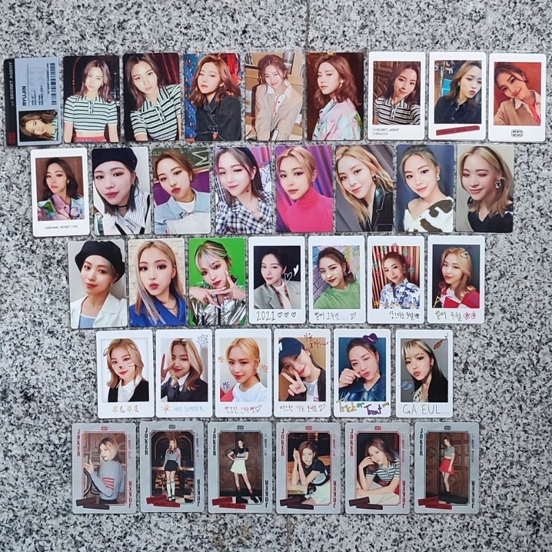 Photocard Official Itzy Ryujin Yeji Lia | Csi NBD No bad days