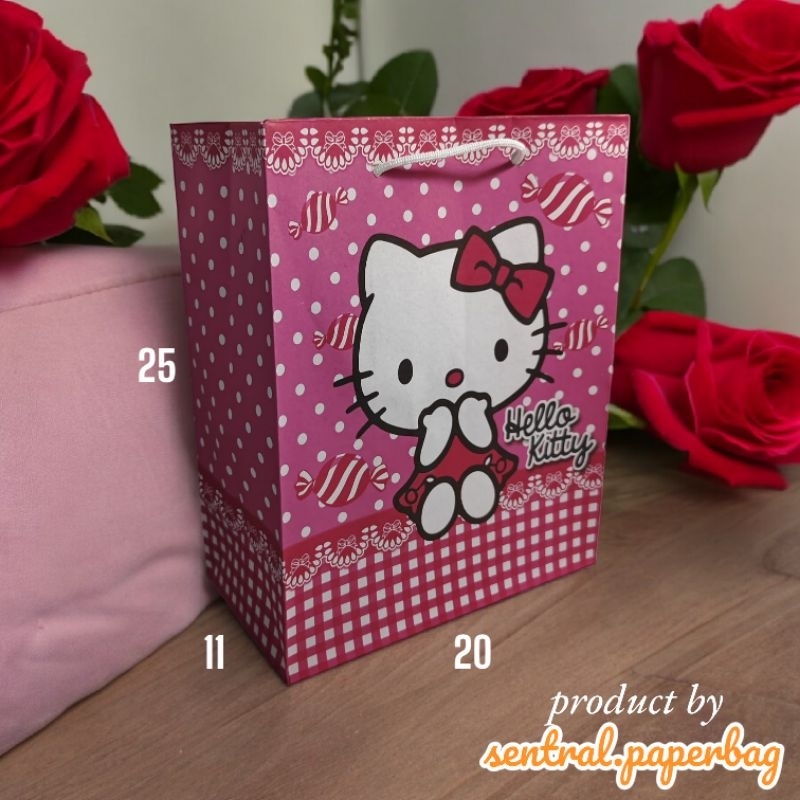 

paperbag karakter hellokitty permen uk 20x11x25