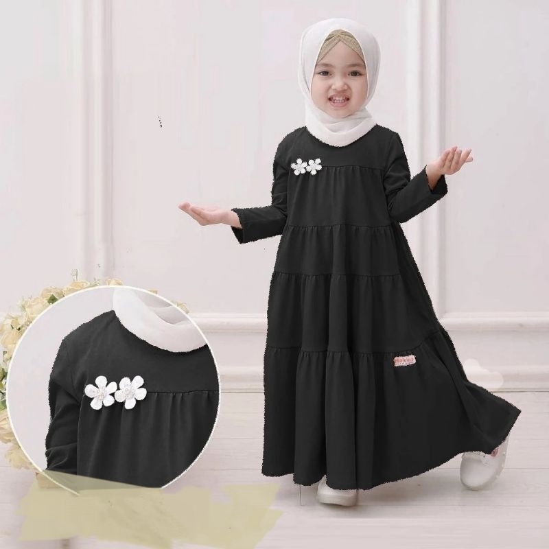 GAMIS ANAK VIRAL / KONVEKSI STOCK SENDIRI / DRESS SUSUN ANAK TERBARU