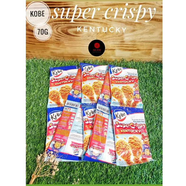 

KOBE Tepung Bumbu Super Crispy Kentucky 70gr, 1 renteng isi 10 pcs