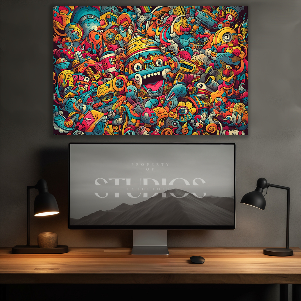 #ART63 WALL DECOR GRAFFITI GRAFITTI ABSTRACT STREET JALAN GRAFITI GRAFITY Kamar Cowo Cowok Laki ART 