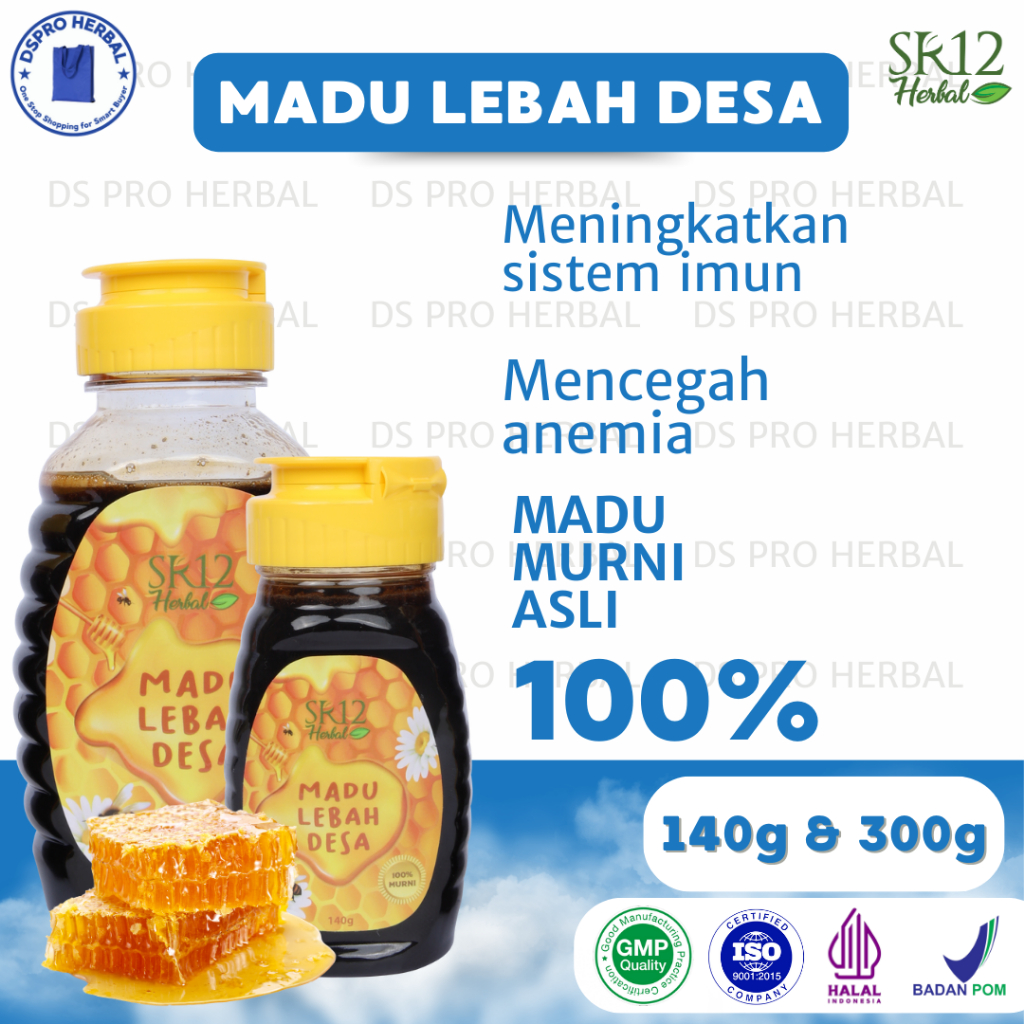 

MADU LEBAH DESA SR12 l Madu Asli 100% Tanpa Campuran BPOM l Madu Asli Murni Original Madu Lebah Asli