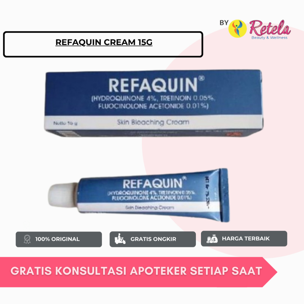 REFAQUIN CREAM 15 GRAM/ HYDROQUINONE