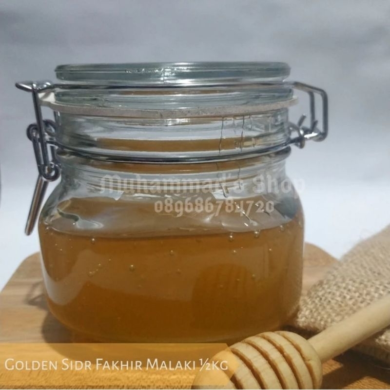 

Madu Yaman Golden Sidr Fakhir Malaki Asli dan Murni | Lebah Liar | 500gr